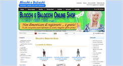 Desktop Screenshot of blocchiebalocchi.it